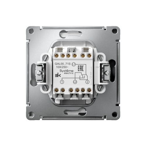 Переключатель перекрестный ArtGallery 10AX быстрозажим. клем. механизм бел. SE GAL000171S фото 6 Переключатель перекрестный ArtGallery 10AX быстрозажим. клем. механизм бел. SE GAL000171S фото 6