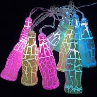 Гирлянда "Бутылочки" ILD-16WW-BT 16 LED 2.2м IP20 220В теплый бел. | код 4690601047267 | SHLights