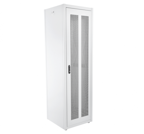 Шкаф телекоммуникационный напольный ЭКОНОМ 42U (600 ? 600) дверь перфорированная 2 шт. | код ШТК-Э-42.6.6-44АА | ЦМО