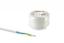 Провод ПВС 3х1 ГОСТ (бухта 5м) белый | код SQ0118-0006 | РЭМЗ ТМ