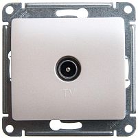 Розетка TV GLOSSA, одиночная, перламутр | код. GSL000691 | Schneider Electric