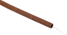 ELASTA Труба гофр. ПВХ d=25мм с зондом дуб (100м) IEK | код ET-TG21-121-025-100-K24 | IEK