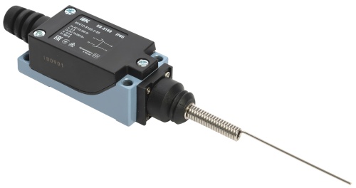 Выключатель концевой КВ-8169 шток пружинный с утоньшением на отклонение IP65 | код KKV12-8169-2-65 | IEK Выключатель концевой КВ-8169 шток пружинный с утоньшением на отклонение IP65 | код KKV12-8169-2-65 | IEK