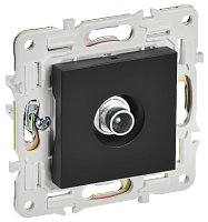 SKANDY Роз. TV проходная SK-A17Bl черн. IEK | код SK-A10-P-K02 | IEK