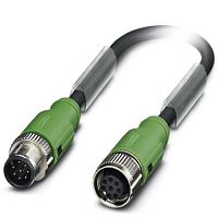 Кабель для датчика / исполнительного элемента SAC-8P-MS/ 1,0-PUR/FS SH SCO | код 1556757 | PHOENIX CONTACT