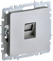 BRITE Роз. комп. RJ45 кат.6 РК11-БрА алюм. IEK | код BR-K10-2-K47 | IEK