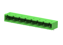 MC-PA7.62H05 Разъём штекерный MC, угл. конт.,шаг 7.62мм,5 конт., зел., шт | код MC-PA7.62H05 | SUPU