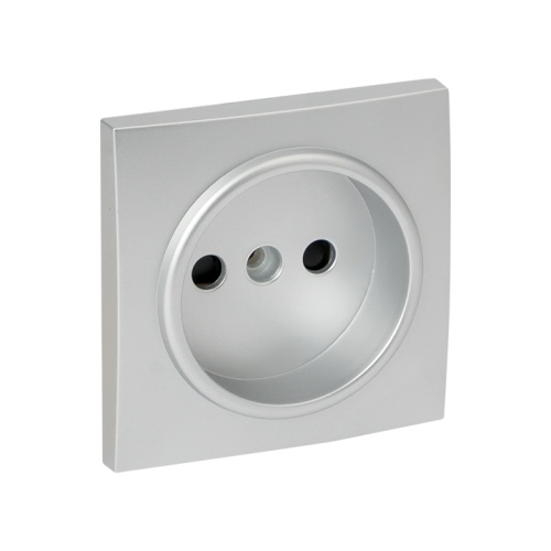 Валенсия лицевая панель розетки 1-местной б/з 10 А сталь с защ, штор, PROxima | код ESR10-L-022-30 | EKF Валенсия лицевая панель розетки 1-местной б/з 10 А сталь с защ, штор, PROxima | код ESR10-L-022-30 | EKF