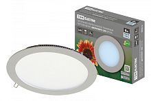 Светильник ультратонкий встраиваемый светодиодный Даунлайт СВО (хром) 6 Вт 4000К TDM | код SQ0329-0102 | TDM