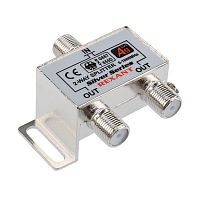 Делитель ТВ "краб" х2+3шт.F "BOX" 5-1000 МГц "Silver" | Код. 05-6101 | Rexant