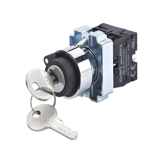 Переключатель NP2-BG23, 2 положения фиксацией, 2НО, IP40 (R) | код 575992 | CHINT