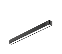 Светильник светодиодный линейный ДБО 1101 Опал 27Вт черный 4000К 600х60х55 IP40 EKF | код TBL-1101-O-27-B-4K-40 | EKF