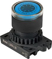 Световой индикатор L2RR-L3BL, плоский ?28мм цвет синий 110...230В 50/60Гц, монтажное отверстие ?22/25мм | код A8026-A5550009682 | РЕЛЕ И АВТОМАТИКА