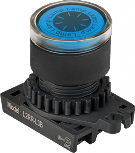 Световой индикатор L2RR-L3BL, плоский ?28мм цвет синий 110...230В 50/60Гц, монтажное отверстие ?22/25мм | код A8026-A5550009682 | РЕЛЕ И АВТОМАТИКА Световой индикатор L2RR-L3BL, плоский ?28мм цвет синий 110...230В 50/60Гц, монтажное отверстие ?22/25мм | код A8026-A5550009682 | РЕЛЕ И АВТОМАТИКА