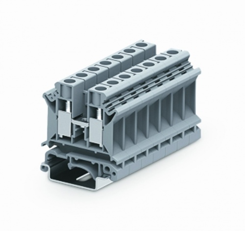 310902 Клемма UK 1-1 проходная винтовая, сеч.10мм2, син., шт | код 310902 | SUPU