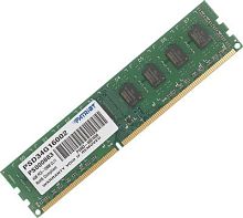 Память DDR3 4GB 1600MHz Patriot PSD34G16002 RTL PC3-12800 CL11 DIMM 240-pin 1.5В dual rank Ret | код 740727 | PATRIOT