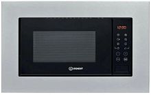 Микроволновая печь Indesit MWI 120 GX 20л. 800Вт серебристый/черный (встраиваемая) | код 1910282 | INDESIT