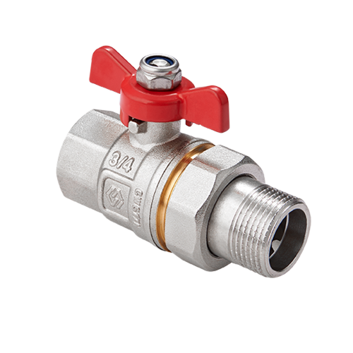 Кран шаровый со сгоном 1' ВН ручка бабочка | код BV.520.06 | MVI Кран шаровый со сгоном 1' ВН ручка бабочка | код BV.520.06 | MVI