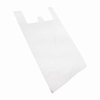 Пакет майка ПНД 30+16*60, 15мкм белая (100шт./уп) | код 61-0205-1 | REXANT