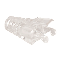 Защитные колпачки для кабеля 5,5 мм, на соединение коннектора с кабелем, прозрачные, 100 шт. в пчк | код TWT-BO-5.5-XX/100 | TWT