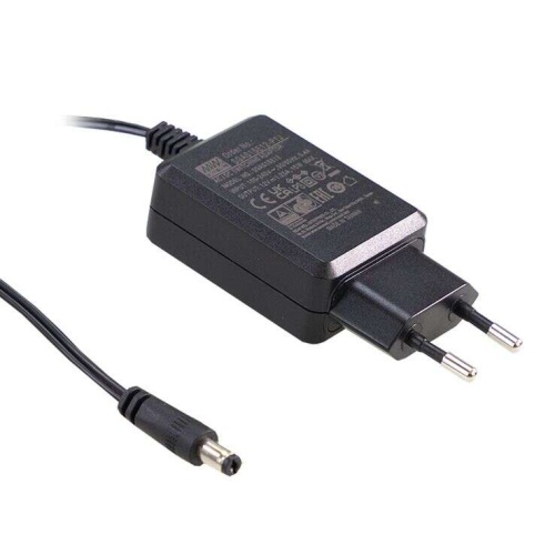 Источник питания AC-DC адаптер, 15Вт, вход 90…264В AC/127…370В DC, выход 9В/1.66A, изоляция 3000В AC, размеры 57.6х42.1х24.7мм, -20…+70С, тип штекера P1J, двухштырьковая евровилка | код SGAS15E09-P1J | MeanWell Источник питания AC-DC адаптер, 15Вт, вход 90…264В AC/127…370В DC, выход 9В/1.66A, изоляция 3000В AC, размеры 57.6х42.1х24.7мм, -20…+70С, тип штекера P1J, двухштырьковая евровилка | код SGAS15E09-P1J | MeanWell