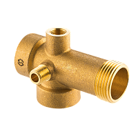 Пятиходовой переходник для насосной станции 1'x1'x1'x1/4'x1/4'x92 мм | код BF.596.06 | MVI