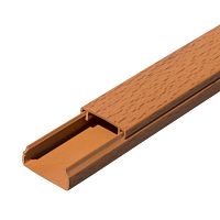 Кабель-канал бук 2-й замок 20х10 мм (180м/уп) Промрукав | код PR.025428 | ПРОМРУКАВ