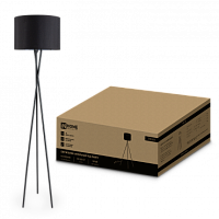 Светильник напол п/лампу на основании ТНО 04Ч 60Вт Е27 230В ЧЕРНЫЙ IN HOME | код 4690612048239 | IN HOME