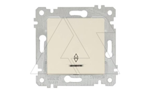 Rita - Переключатель с подсветкой, пруж. зажимы, сл.кость | код 2200-416-0102 | Mutlusan