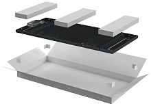 Панель задняя 600мм шкафа 24U LINEA N чер. | код LN05-24U6X-ZM | ITK