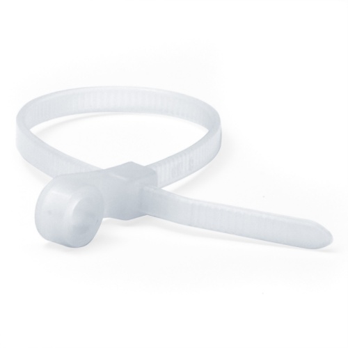 Хомут P6.6 с монтажным отверстием M6, белый 7,6x400 | код 252380SR-H | DKC Хомут P6.6 с монтажным отверстием M6, белый 7,6x400 | код 252380SR-H | DKC
