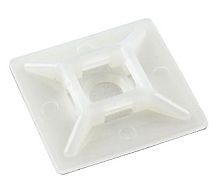 Cabeus HC-101 Самоклеящаяся площадка для крепл. стяжек (19x19 мм) (100 шт) | код 7187c | Cabeus