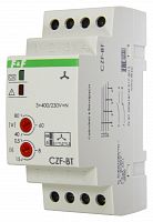 КОНТРОЛЬ НАЛИЧИЯ ФАЗ CZF-BT Регулировка асимметрии и времени отключения, контроль верхнего и нижнего значений напряжения, 2 модуля, монтаж на DIN-рейку 3х230 В +N 2х8A 1NO+1NC IP20 | код EA04.001.004 | ЕВРОАВТОМАТИКА ФиФ