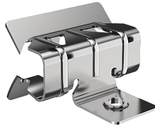 Зажим балочный 2-7мм с отгибом и резьбой М6 HDZ IEK | код CME30-BZOR-06-HDZ | IEK