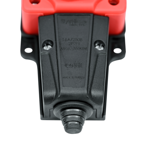 MultiSet Колодка 2х розетка 2К+З каучуковая 16А/250В IP44 Красная | код MST4122RD | Systeme Electric фото 6