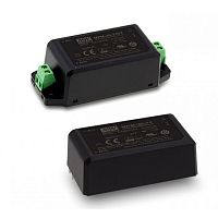 Источник питания AC-DC, 30Вт, вход 80...264В AC 47...440 Гц, выход 15В/2А, изоляция 4000В AC, в кожухе 69.5х39х24мм, -40...+85C | код MPM-30-15 | MeanWell