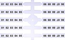 Маркировочная табличка (200шт.) EO3 (81-90) | код 003901768 | ETI