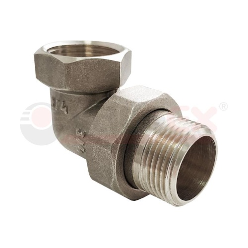 Сгон никелированный разъемный угловой (американка) ВР-НР 1 1/4дюйм (15/5) К | код VF.098.N.114 | VALFEX Сгон никелированный разъемный угловой (американка) ВР-НР 1 1/4дюйм (15/5) К | код VF.098.N.114 | VALFEX