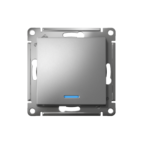 ATLASDESIGN 1-клавишный ВЫКЛЮЧАТЕЛЬ с подсветкой ,сх.1а, 10АХ, быстрозажимные клеммы,сТАЛЬ | код ATN000913S | Systeme Electric фото 2