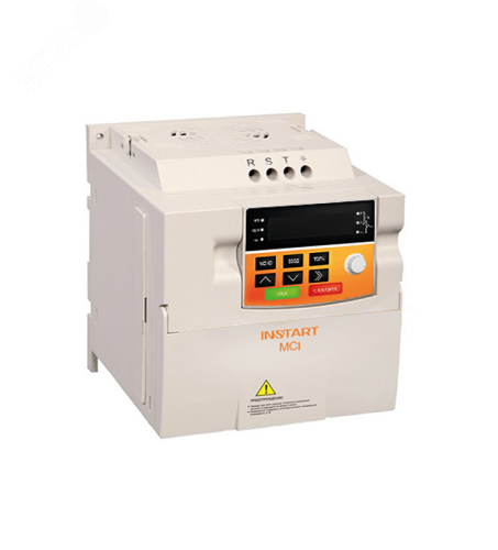 Преобразователь частоты MCI-G2.2-4B 2.2кВт, 5.1А, 3Ф, 380В±15%, 50Гц/60Гц, IP20, с панелью управления | код MCI-G2.2-4B | Instart