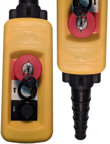 ПКТ-20Б(XACA271.BR) (2 кнопки1НО) пульт вес 0.475 кг, 186х66,5х80 (мм) | код XACA2713.SК.BR | Briswik