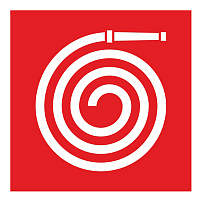 Знак Пожарный рукав, 200х200 мм, пленка самоклеящаяся EKF | код an-f-46 | EKF