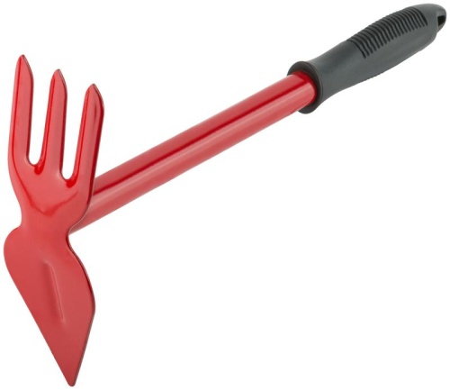 Мотыжка с ручкой МК-2(м) цельнометаллическая 3 зуба, лепесток | код 76857 | FIT фото 6