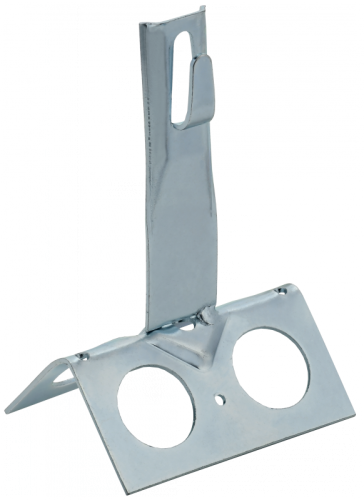 Дер. пр. кр. 6-8мм кон. шир. h=100мм оц. сталь HDZ IEK | код ZDP81-14-4-68-100 | IEK