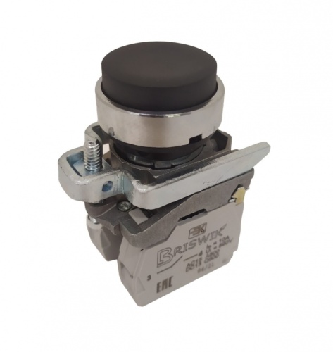 Выключатель Briswik КМЕ 7631м -С черный Цилиндр выступающий IP65 УХЛ3 10А 3но+1нз | код aD-DC-5Ai-0142 | Briswik