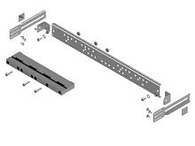 Кронштейн с держателем BBS-60/4 верт. шин с плавной регулировкой глубины LG-B60-V2R P4 (4Р,Ш500) | код 001341754 | ETI