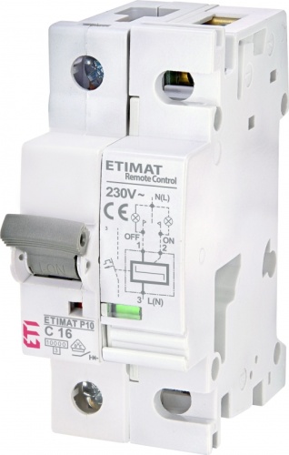 Автоматический выключатель с Д.У. ETIMAT 11_RC 1p C16A | код 631601102 | ETI Автоматический выключатель с Д.У. ETIMAT 11_RC 1p C16A | код 631601102 | ETI