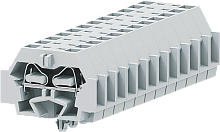 242313 Клемма TB проходная 1-1 с бок. подключ. с защелк. ножками, светло-сер., шт | код 242313 | SUPU