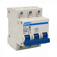 Автоматический выключатель DZ47-63/3P 40A 4.5kA х-ка D (ANDELI) | код ADL01-152| ANDELI