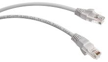 Патч-корд PC-UTP-RJ45-Cat.5e-3m-LSZH U/UTP, категория 5е, 2xRJ45/8p8c, неэкранированный, серый, LSZH, 3м | код. 8866c | Cabeus